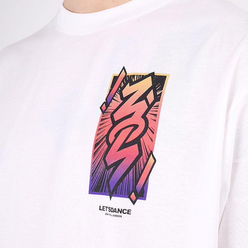 Мужская футболка Jordan Dri-fit Zion (DH0592-100)  - цена, описание, фото 2